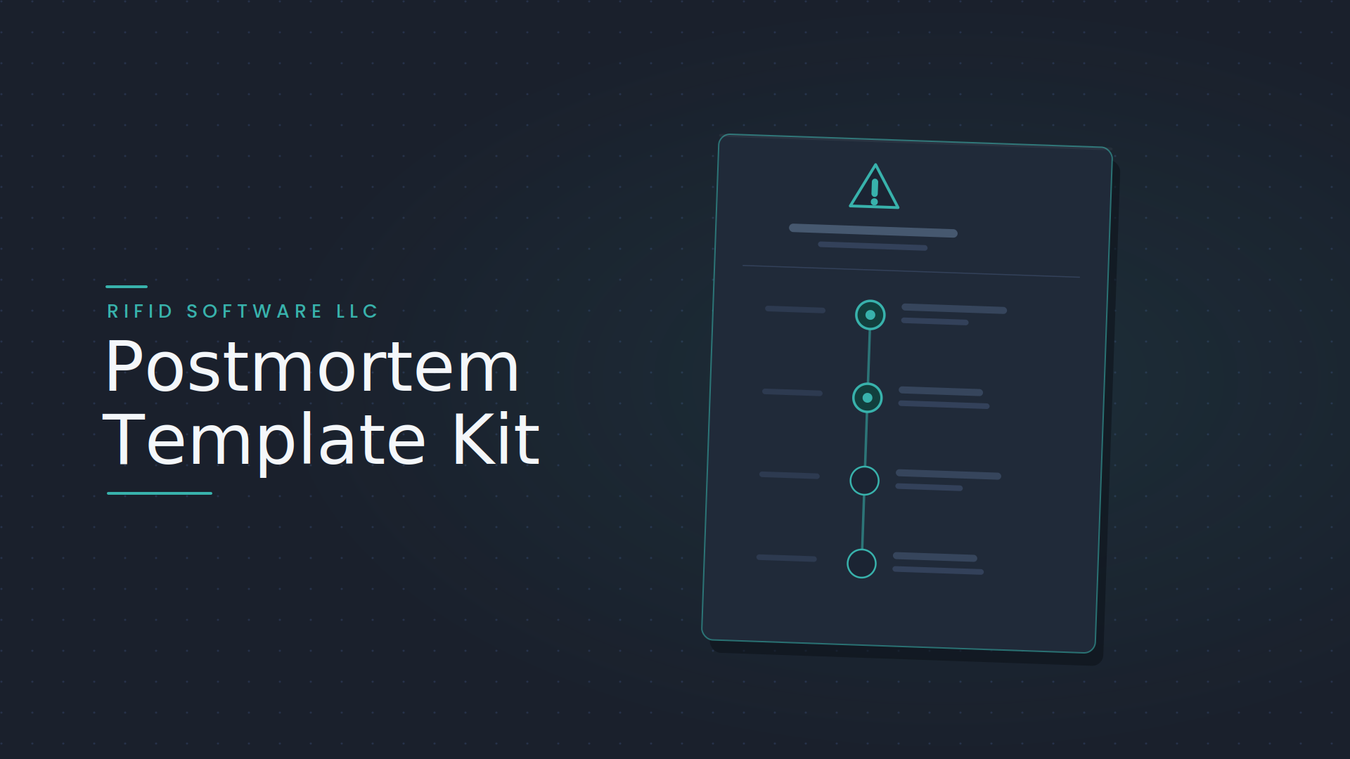 Incident Postmortem Template Kit