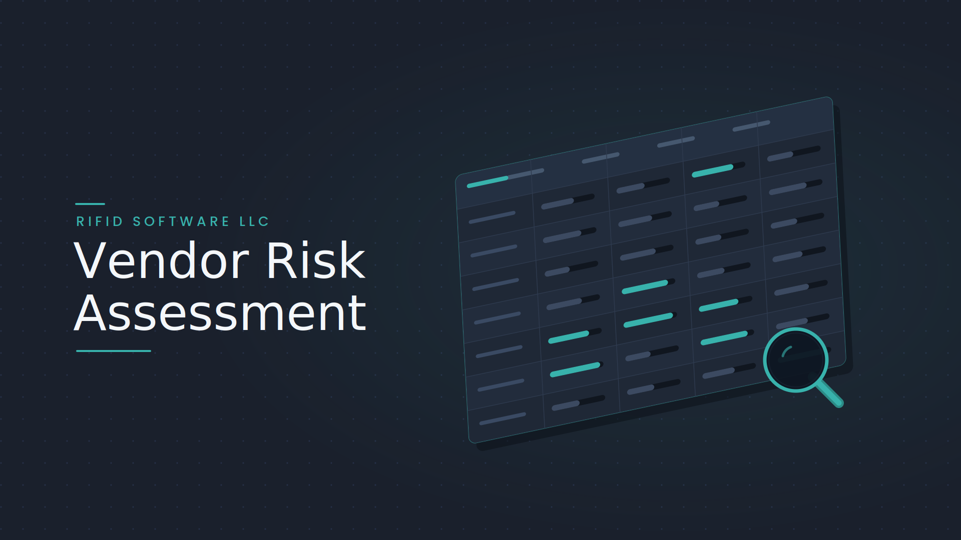 Vendor Risk Assessment Template