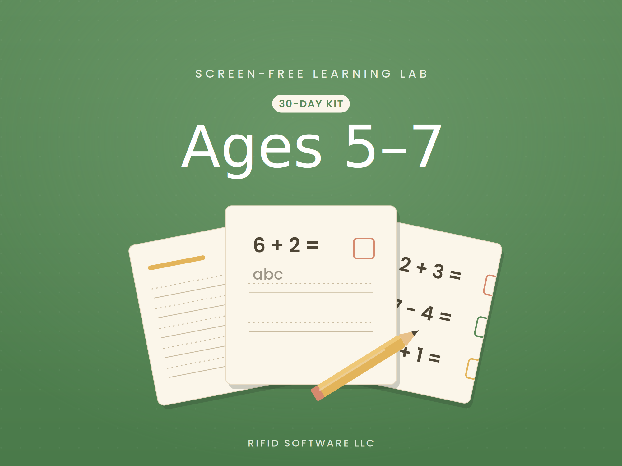 30-Day Screen-Free Learning Kit — Ages 5–7